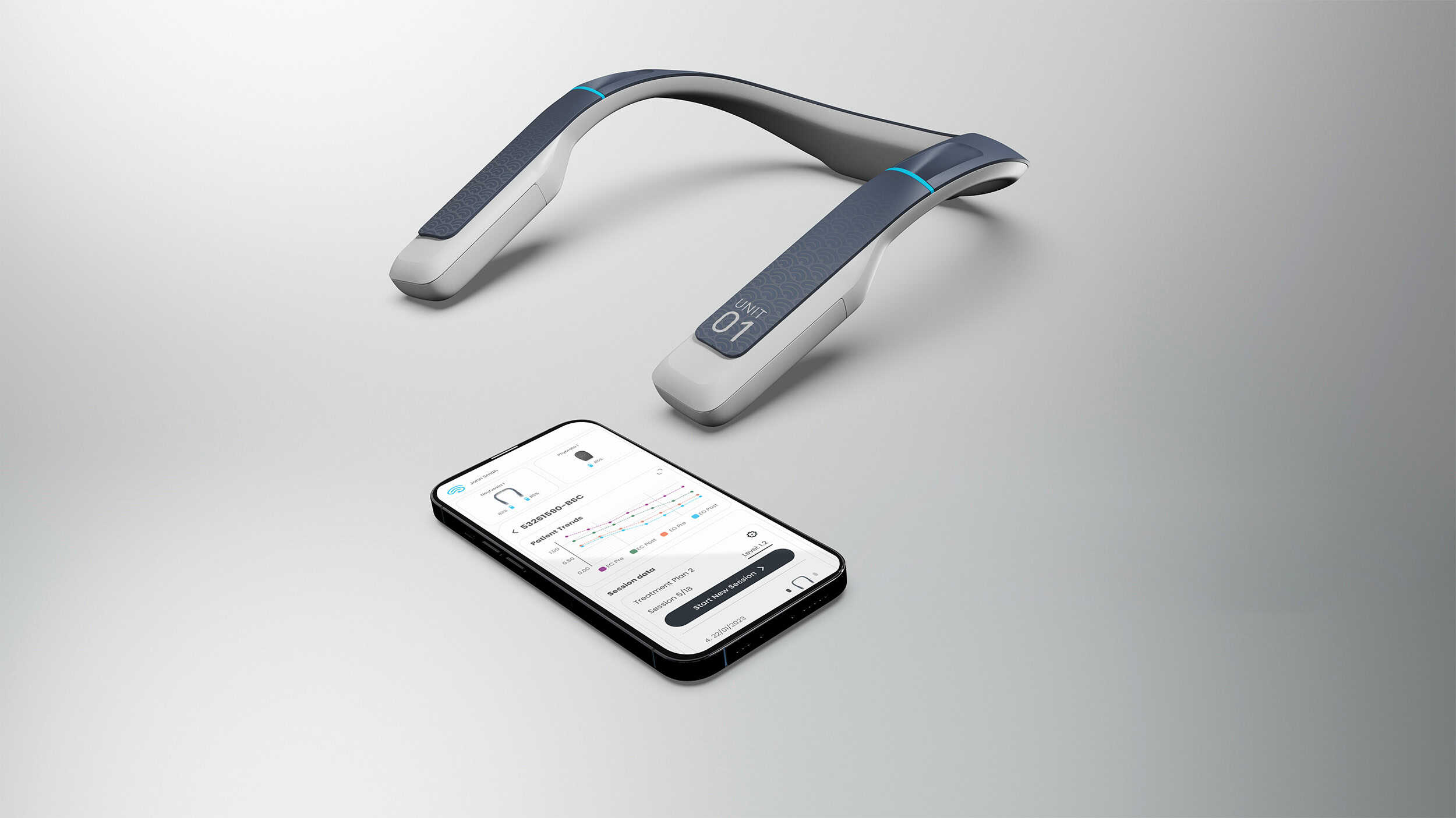 NRSA 01 RNZ device with iphone